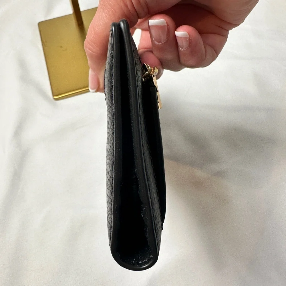 Michael Kors Reed Large Pebbled Leather Wallet (Black)